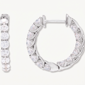 Inside-outside Diamond Hoop Earrings