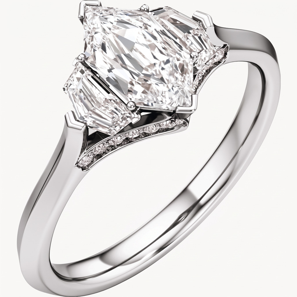 Three Lifetime Promise Engagement Ring