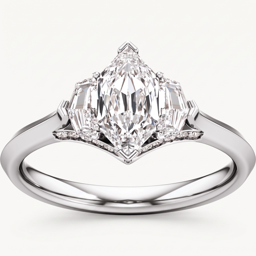 Three Lifetime Promise Engagement Ring