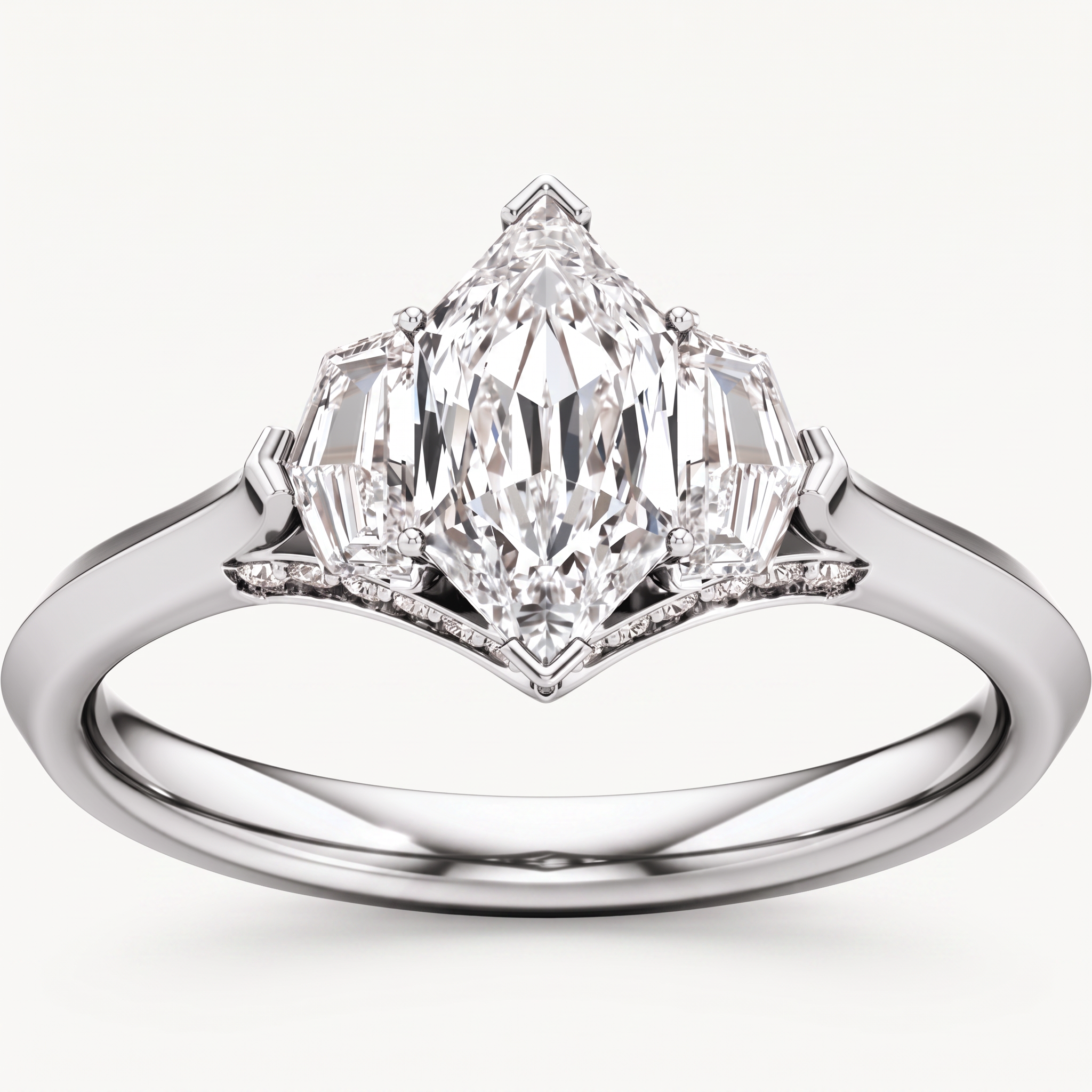 Three Lifetime Promise Engagement Ring
