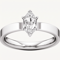 Hex Elongé Engagement Ring